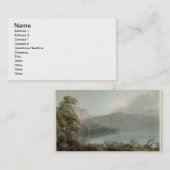 ローマとフィレンツェ1783年間のVicoの湖(grap 名刺 (正面/裏面)