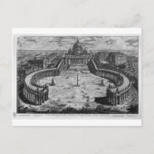 ローマとマルティウス校の地図 ポストカード (正面)