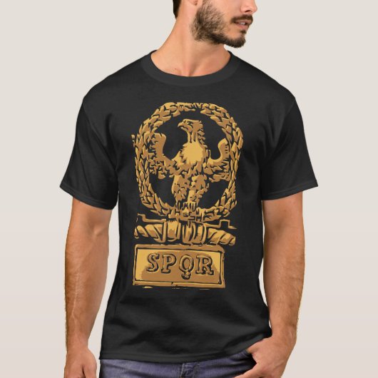 ローマと古代世界 – SPQR Tシャツ (正面)