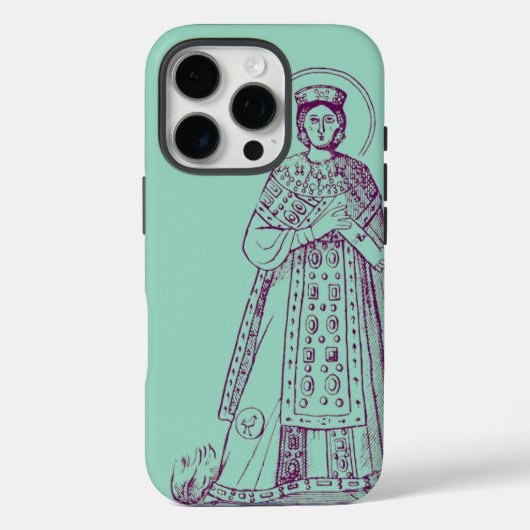 ローマのアグネス聖人のギリシャモザイク Case-Mate iPhoneケース (裏面)
