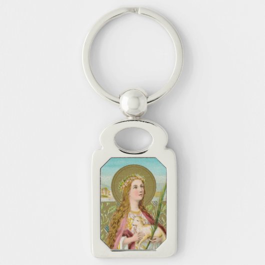 ローマのアグネス聖人 (BC 01) キーホルダー (正面)