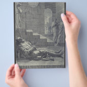 ローマのアレクシウス聖人の聖なる謙虚さを描いたアート チラシ (手)