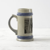 ローマのアーチウェイおもしろい引用文 ビールジョッキ (左)