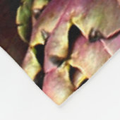 ローマのアーティチョーク フリースブランケット (角)