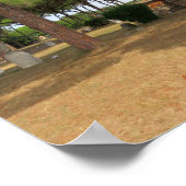 ローマのオスティアアンティカ遺跡 ポスター (角)