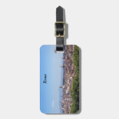 ローマのカステル・サンタンジェロからのパノラマビュー ラゲッジタグ (正面縦)