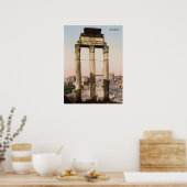 ローマのカストルと汚染寺院の遺跡 ポスター (キッチン)