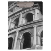 ローマのコロシアムと建築スケッチ クリップボード (正面)