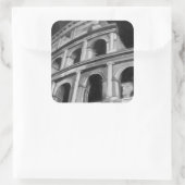 ローマのコロシアムと建築スケッチ スクエアシール (バッグ)