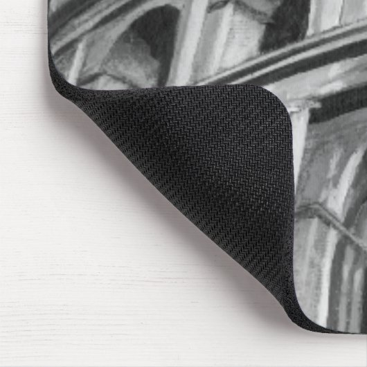 ローマのコロシアムと建築スケッチ マウスパッド (コーナー)