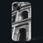 ローマのコロシアムと建築スケッチ iPhone 13ケース<br><div class="desc">ローマのコロシアムの写真で、アーチの建築スケッチが完成した。世界の新疑問に思七の一つ、建物のスタイルはまだデザインに影響モダンする。建築素晴らしや古代ローマの勉強を愛する人のための贈り物。</div>