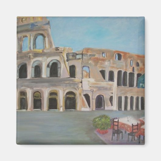 ローマのコロシアムの見解 マグネット (正面)