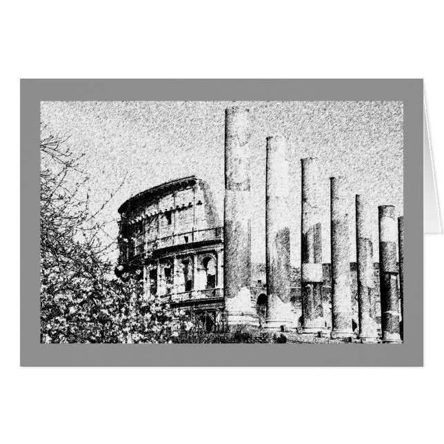 ローマのコロシアム、ローマイタリア (正面横)