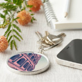 ローマのコロシアム。ローマ3段重の記念碑的な キーホルダー (側面)