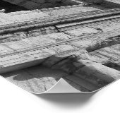 ローマのコロシアム。記念碑的なローマの円形劇場 ポスター (角)