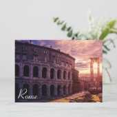 ローマのコロッセオに沈む夕日 (スタンド正面)