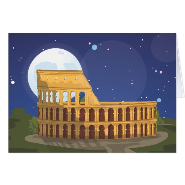 ローマのコロッセオ (正面横)
