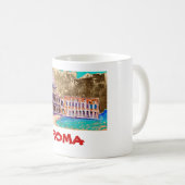 ローマのコーヒーカップ コーヒーマグカップ (正面右)
