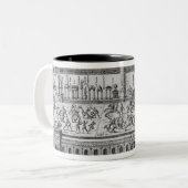 ローマのサーカスMaximus、c.1600 ツートーンマグカップ (正面左)