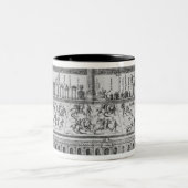 ローマのサーカスMaximus、c.1600 ツートーンマグカップ (中央)