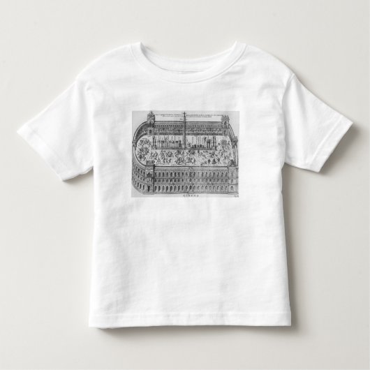 ローマのサーカスMaximus、c.1600 トドラーTシャツ (正面)