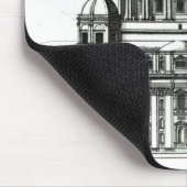 ローマのセントピーターのバシリカ会堂の外面 マウスパッド (コーナー)