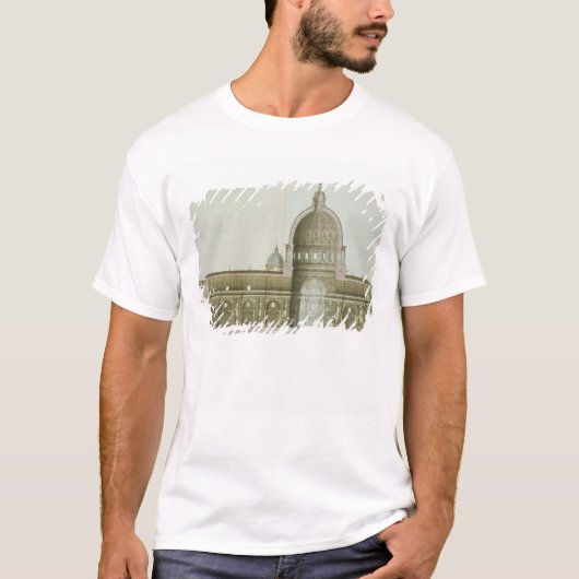 ローマのセントピーターの縦方向の横断面、 Tシャツ (正面)