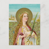 ローマのセント・アグネス(BC 01)ポストカード ポストカード (正面)