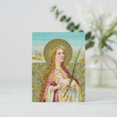 ローマのセント・アグネス(BC 01)ポストカード ポストカード (スタンド正面)