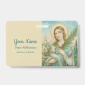 ローマのセント・アグネス(MH01) バッジ (裏面)