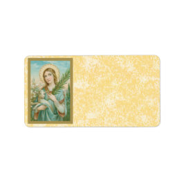 ローマのセント・アグネス(MH01) ラベル