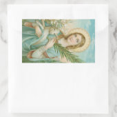 ローマのセント・アグネス(MH01) 長方形シール (バッグ)