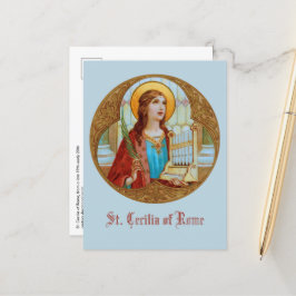 ローマのセント・セシリア(BK 003)縦型はがき ポストカード