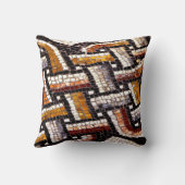 ローマのタイルモザイク クッション (裏面)