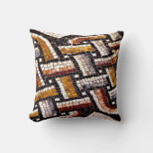 ローマのタイルモザイク クッション (正面)