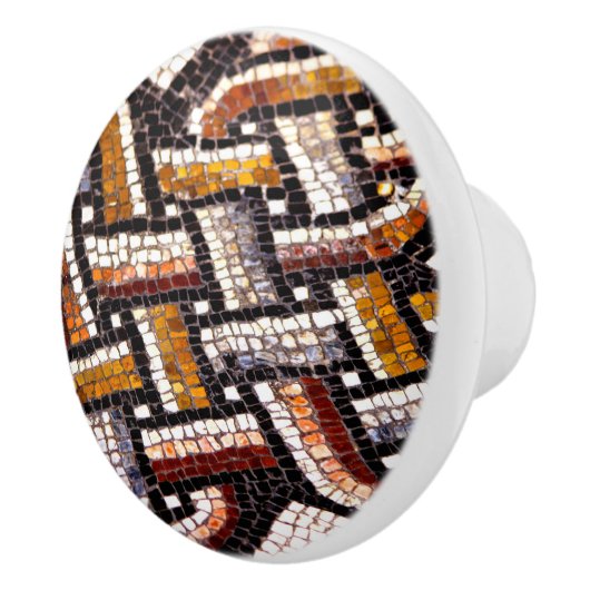 ローマのタイルモザイク セラミックノブ (右)