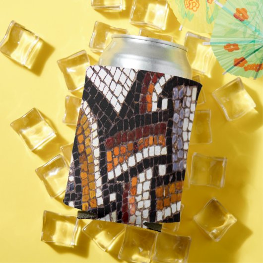 ローマのタイルモザイク 缶クーラー (インサイチュ 夏)