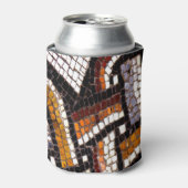 ローマのタイルモザイク 缶クーラー (缶正面)