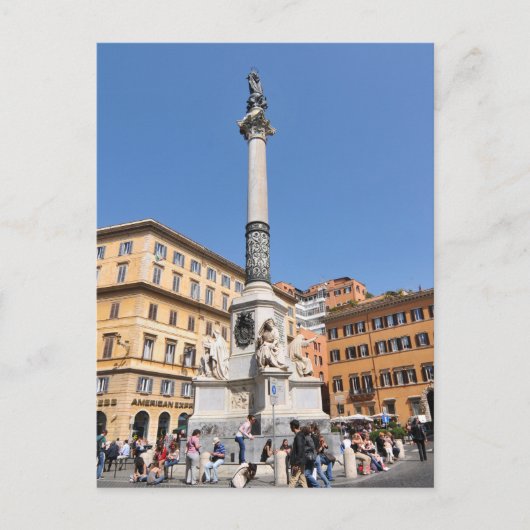 ローマのナヴォーナ広場 , イタリア ポストカード (正面)