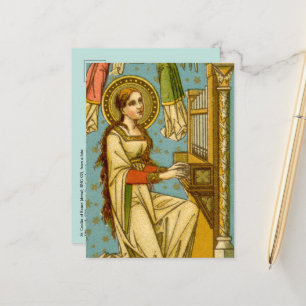 ローマのネオゴシック様式St. Cecilia (詳細; BNG 02) Pos ポストカード