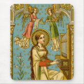 ローマのネオ・ゴシック様式の聖セシリア(詳細; BNG 02) マウスパッド (正面)