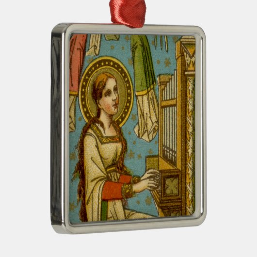 ローマのネオ・ゴシック様式の聖セシリア(詳細; BNG 02) メタルオーナメント (右)