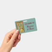 ローマのネオ・ゴシック様式の聖セシリア(BNG 02)バッジ バッジ (手持ち)