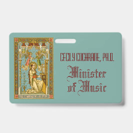 ローマのネオ・ゴシック様式の聖セシリア(BNG 02)バッジ バッジ