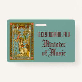 ローマのネオ・ゴシック様式の聖セシリア(BNG 02)バッジ バッジ