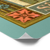 ローマのネオ・ゴシック様式の聖セシリア(BNG 02) ポスター (角)