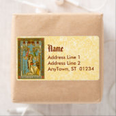 ローマのネオ・ゴシック様式の聖セシリア(BNG 02) ラベル (インサイチュ)