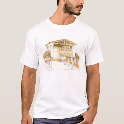 ローマのバシリカ会堂 Tシャツ (正面)