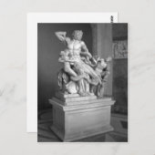 ローマのバチカン美術館のラオコーン彫刻。ピック ポストカード (正面/裏面)