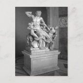 ローマのバチカン美術館のラオコーン彫刻。ピック ポストカード (正面)